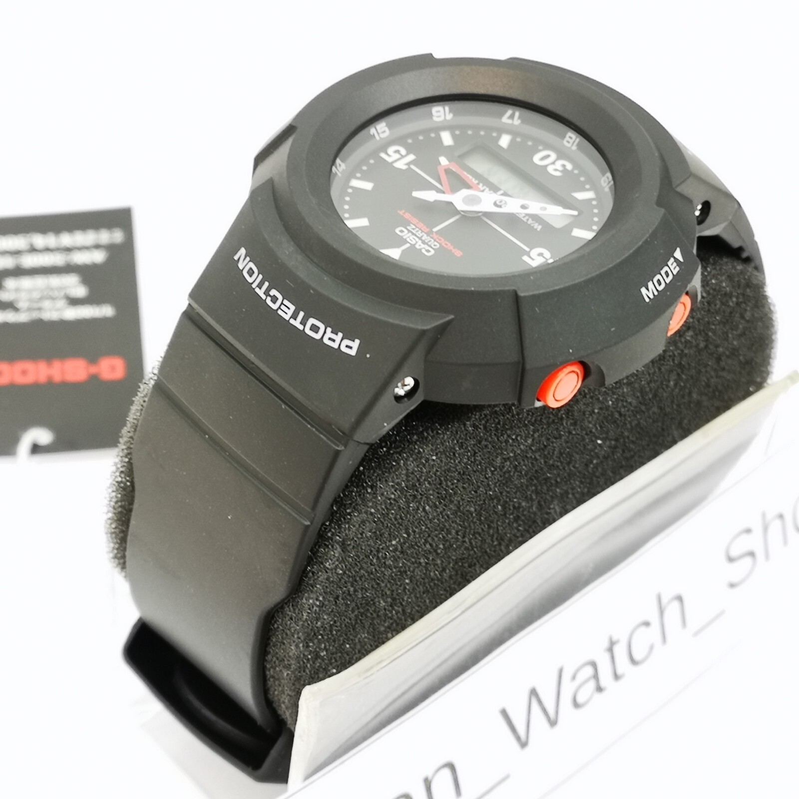 Pre-owned Casio G-shock Aw-500e-1ejf Black Men's Watch In Box