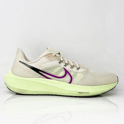 Nike Womens Air Zoom Pegasus 39 DH4072-101 Белые кроссовки для бега, размер 10