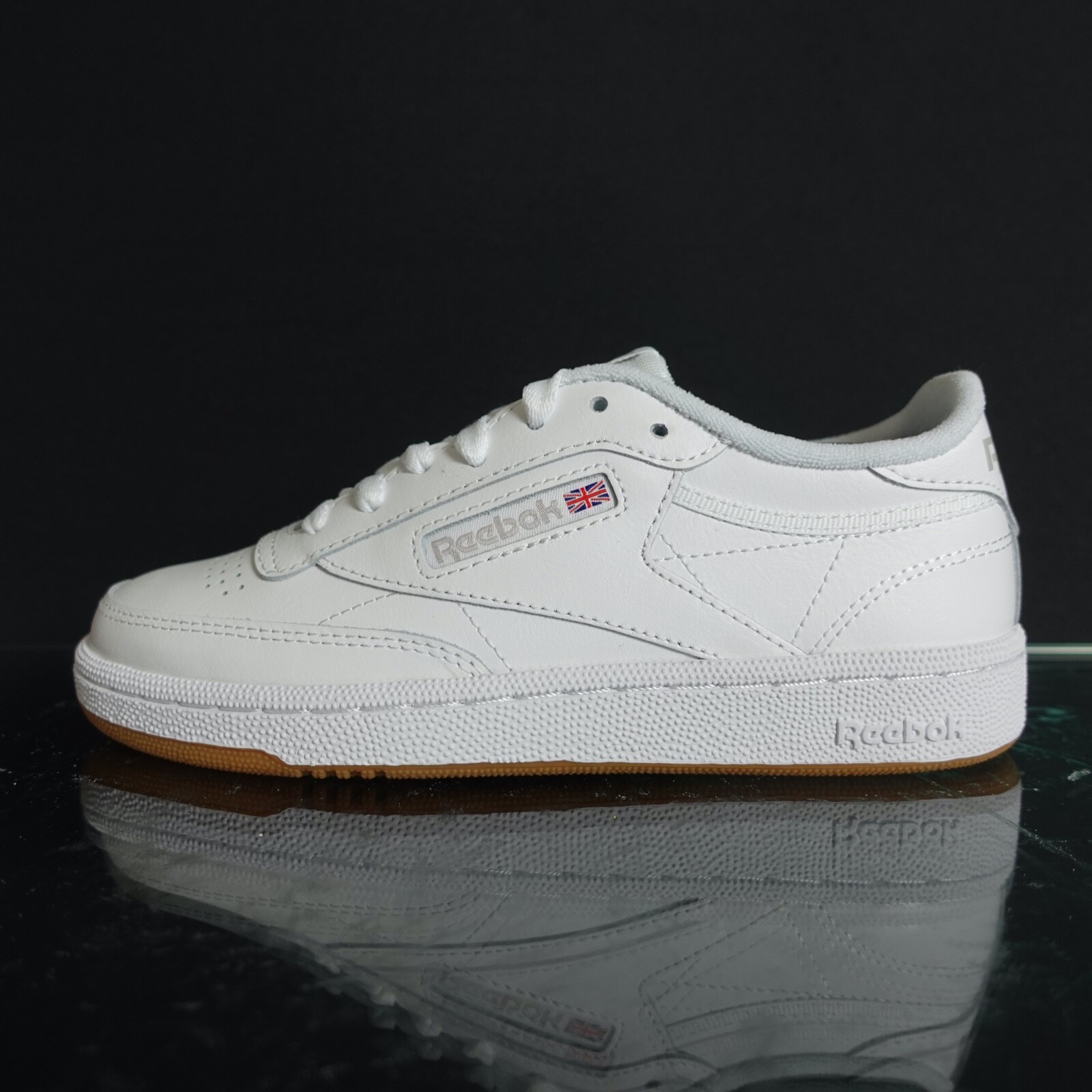 Женские кроссовки Reebok Club C 85, размер 5, теннисные туфли, белые кроссовки #686