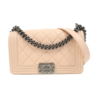 15%OFF* CHANEL Quilted CC SHW Boy 25 Chain Shoulder Bag 15%OFF* CHANEL Quilted CC SHW Boy 25 Chain Shoulder Bag