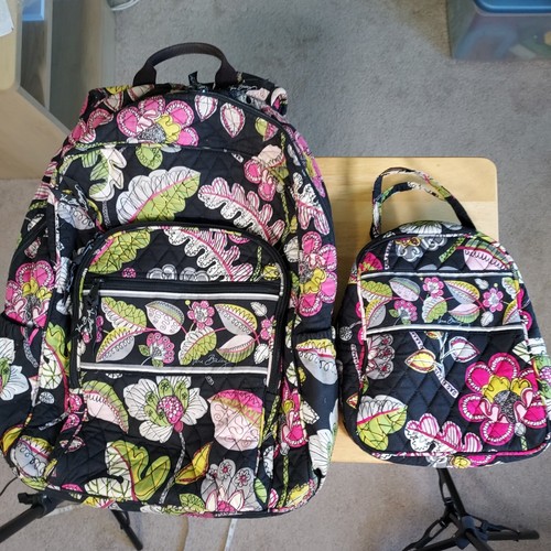 Vera Bradley Backpack and Insulated Lunch Bag