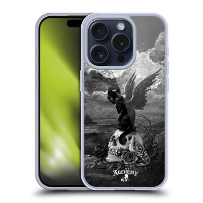 OFFICIAL ALCHEMY GOTHIC CATS GEL CASE COMPATIBLE W/ APPLE iPHONE PHONES/MAGSAFE