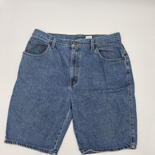 【WONDER WONDER】Kaeon Vintage Washed Denim Half Bermuda PT Dark wash denim 1960s 70s ladies Bermuda western shorts M