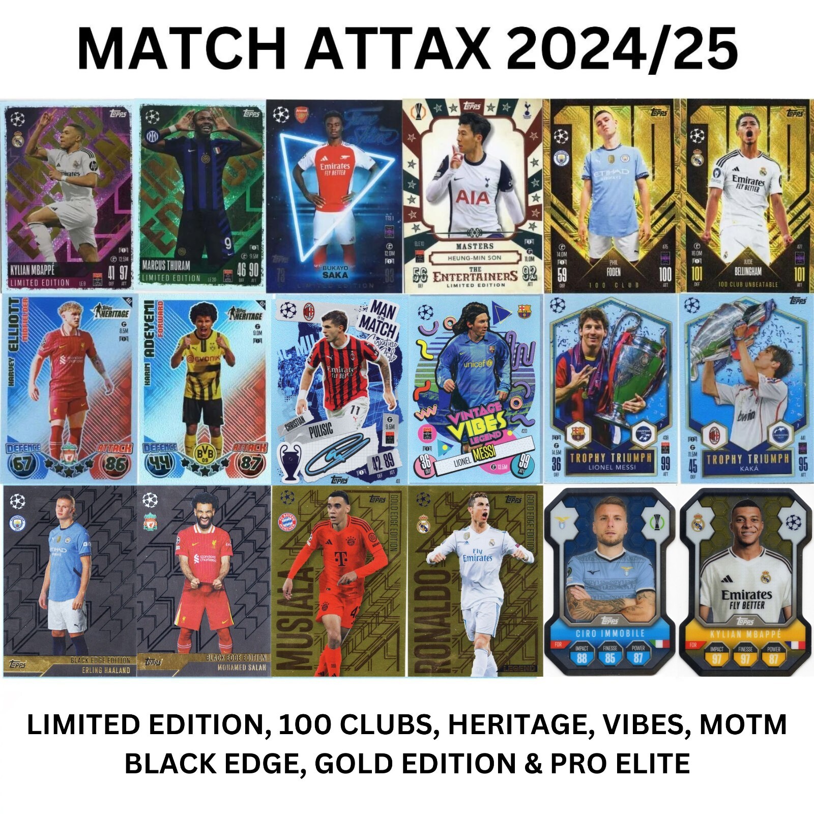 オンラインショップ 2025 24/25 ATTAX MATCH LIMITED CLUB/HERITAGE EDITION/100 コレクションカード