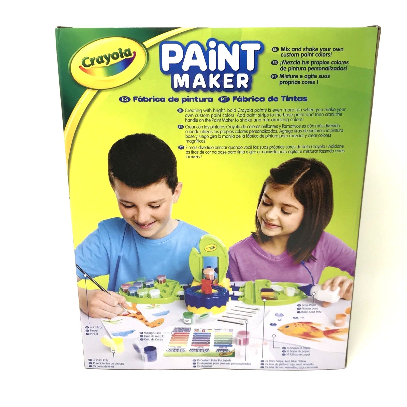 CRAYOLA Children's PAINT MAKER Craft Kids Nontoxic Creativity NEW