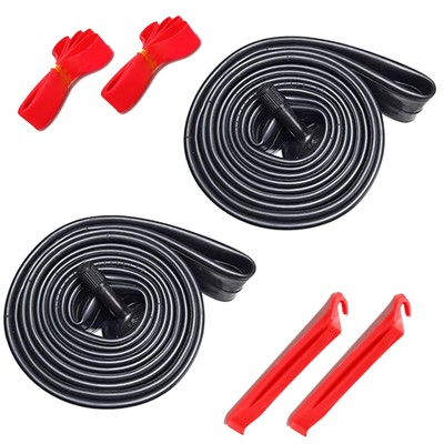 Bike Inner Tube 700X38C/35C/40C/43C with Rim Strip - American Valve/Schrader ...