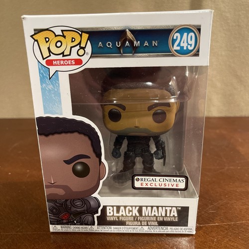 Black Manta Unmasked Regal Cinemas Exclusive Funko Pop 249