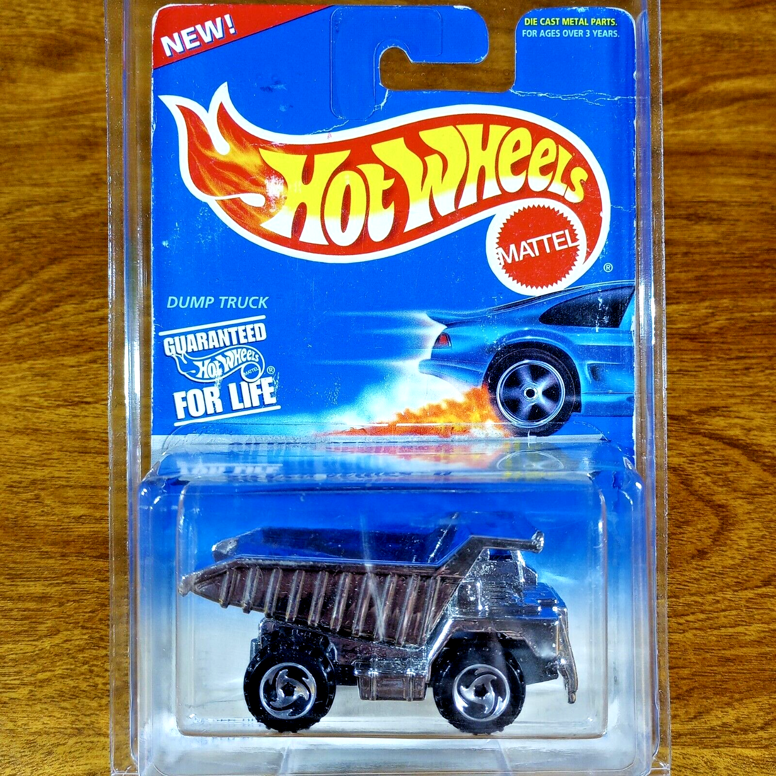Hot Wheels Vintage Silver Series II 2 Dump Truck Chrome Bed