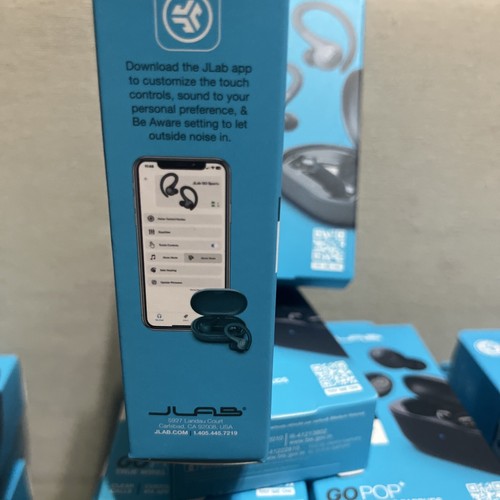 USB-C JLAB teal  Go Sport True Wireless Earphones Earbuds Teal Green