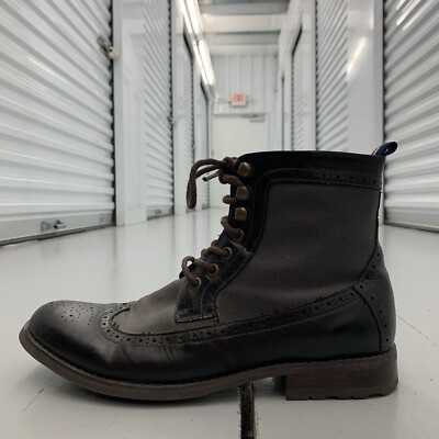 Tommy Hilfiger Boots TM Gladstone Brown Lace Up Oxford Mid Boots