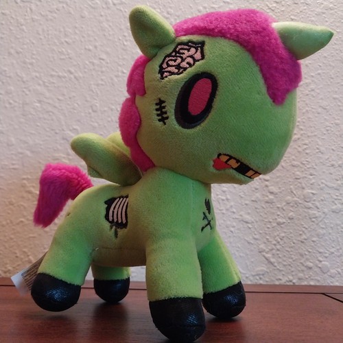 Tokidoki Zombie Green Plush Unicorno Halloween Stuffed Animal HTF Retired