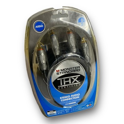 Monster Standard THX Certified Stereo Audio Connection cables dolby 8ft 2M 