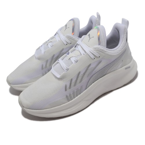 

Puma Fracture Nitro White Silver Мужская спортивная обувь на платформе для бега 195205-04, Белый, Fracture Nitro