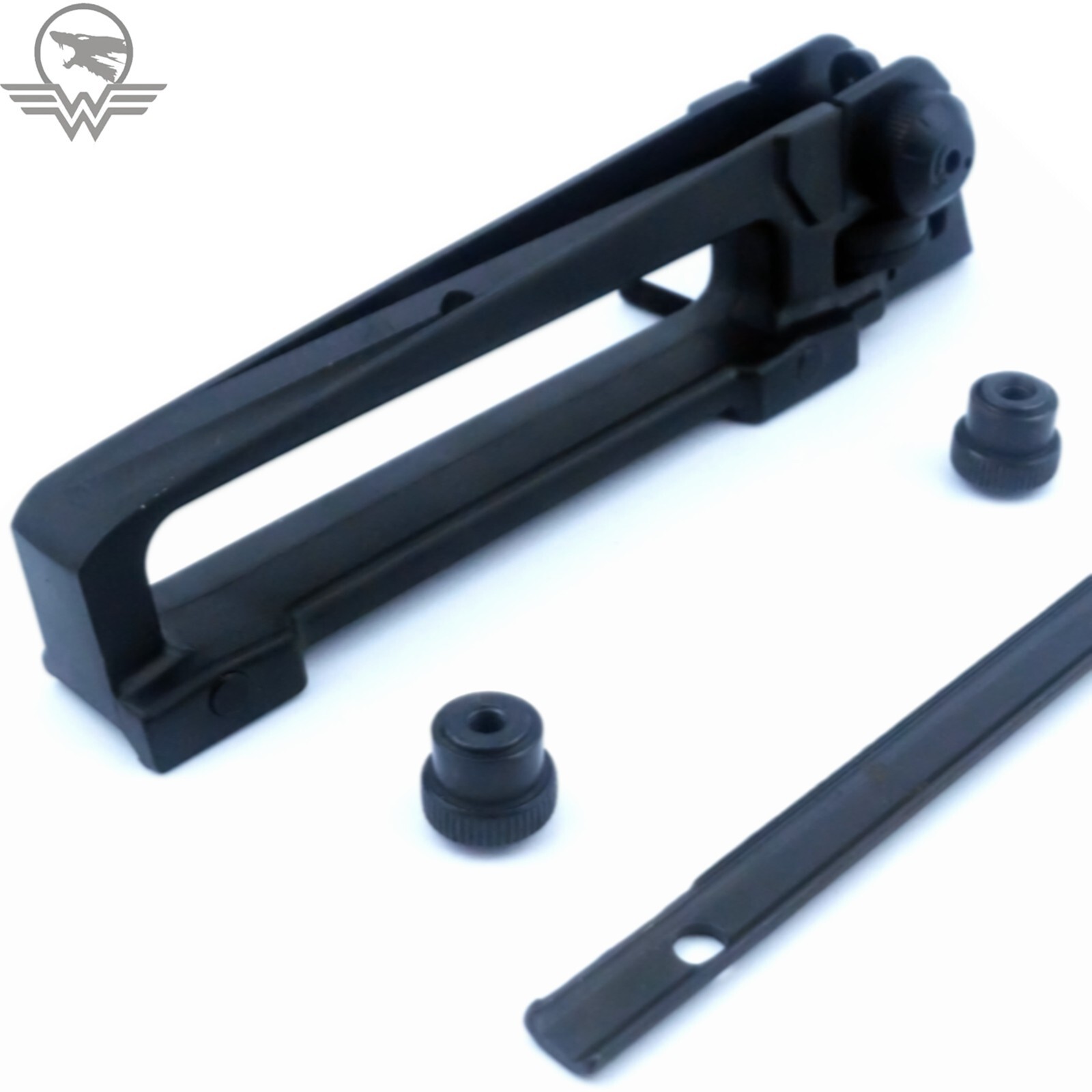 For NcSTAR MARDCH Carry Handle w/ Rear Sight Picatinny Weaver Rail Mount Black