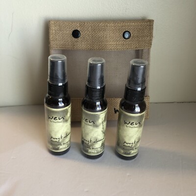 3 WEN Chaz Dean Sweet Almond Mint Replenishing Treatment Mists 2 Fl Oz Ea Sealed
