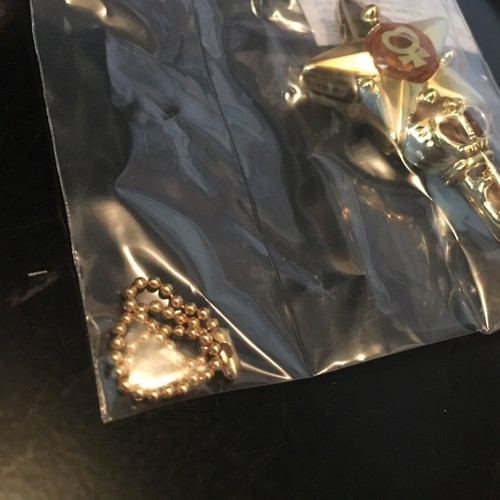 Bandai Sailor Moon Prism Crystal Makeup Stick Wand Keychain Venus Gachapon Orang