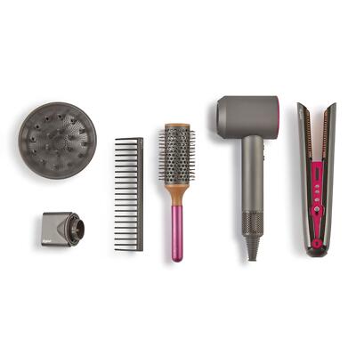 Dyson Styling Set Hairdryer Straightener Battery Operated Role Play Toy Girls 3+