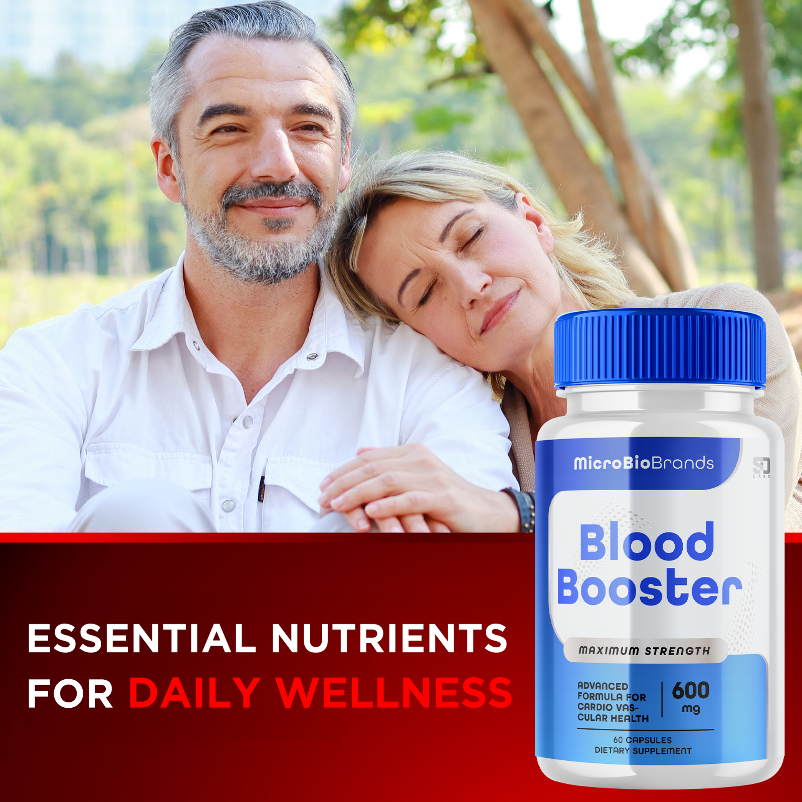 Microbio Blood Booster Maximum Strength Cardio Support Supplement 2 Pack
