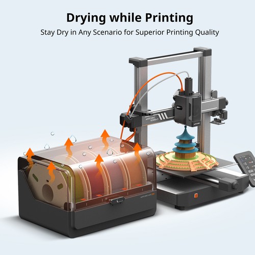 ANYCUBIC ACE Pro 4 Multicolor Printing For Kobra 3 Combo 600mm/s FDM 3D Printer 