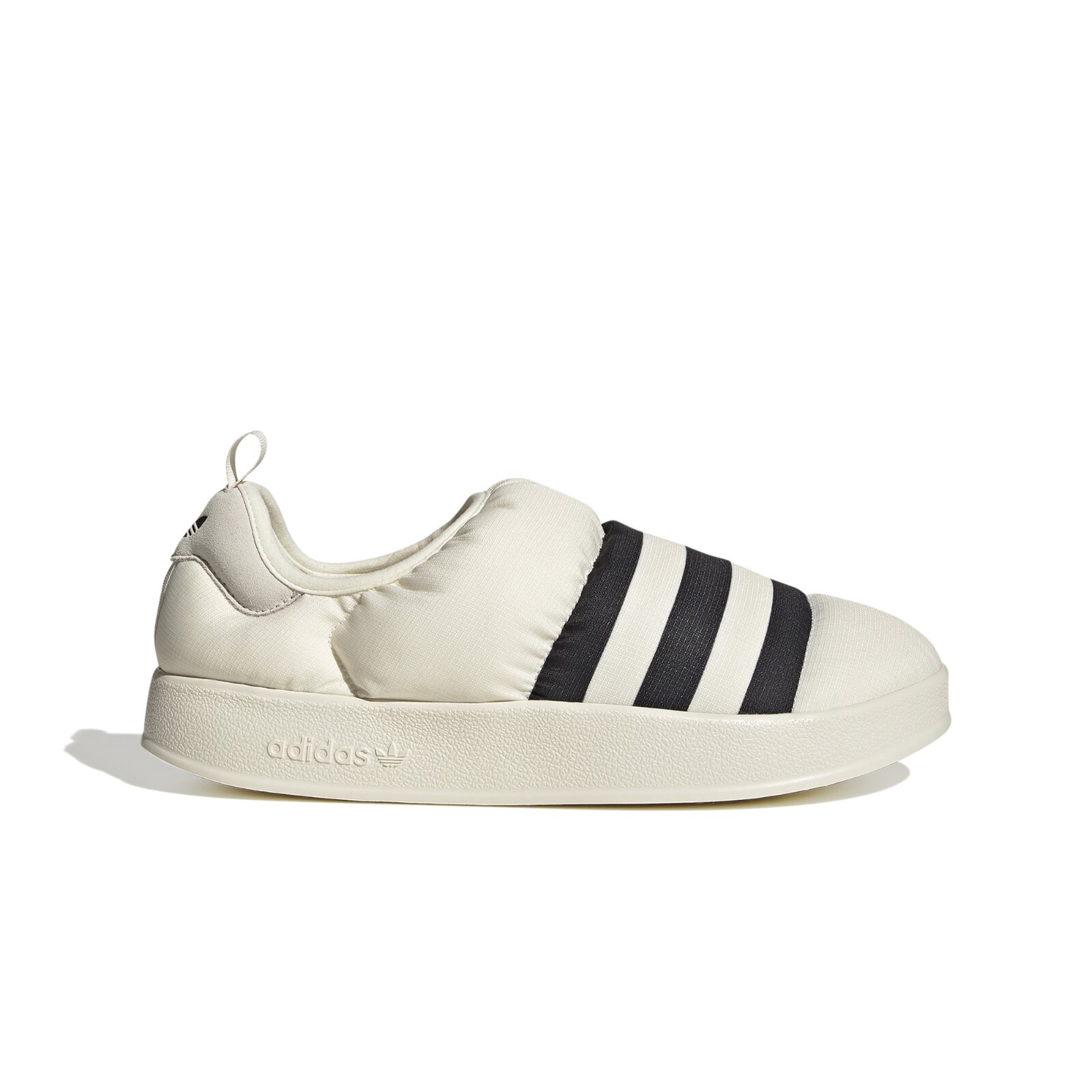 Adidas Originals Puffylette (OFF WHITE/CORE BLACK/OFF WHITE Adidas Originals Puffylette (OFF WHITE/CORE BLACK/OFF WHITE