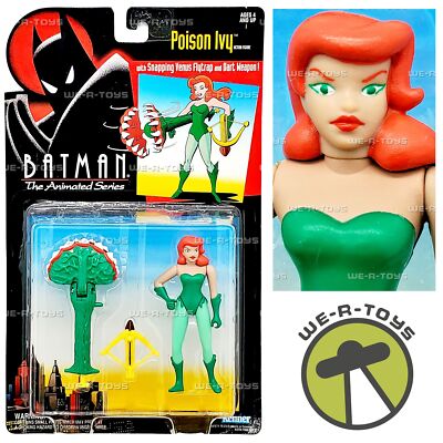 DC Batman the Animated Series Poison Ivy w/ Snapping Venus Flytrap Figure Kenner