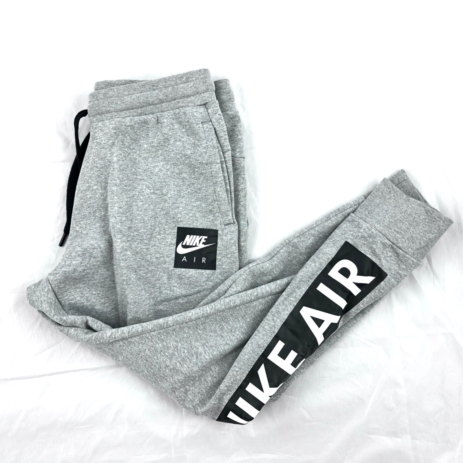 nike air fleece pants grey