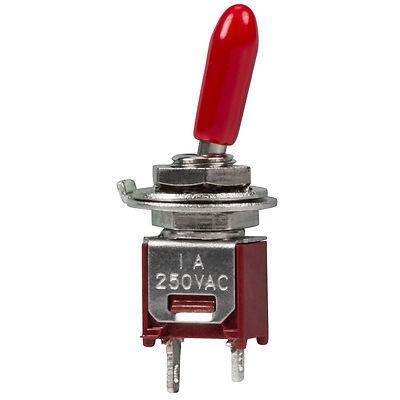 SPST Sub-Mini Toggle Switch with Cover