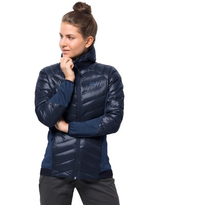 JACK WOLFSKIN DAUNENJACKE JACK WOLFSKIN STRATOSPHERE JACKET WOMEN MIDNIGHT BLUE GR. XL