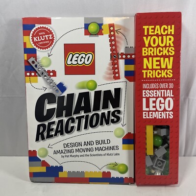 Lego Chain Reactions: Design and Build Amazing Moving Machines - Brand New