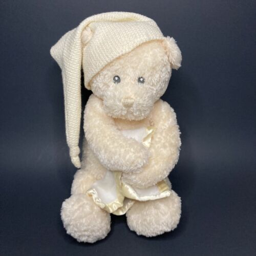 Baby Gund Nighty Night Ivory Plush Musical 8.5” Bear Wind 