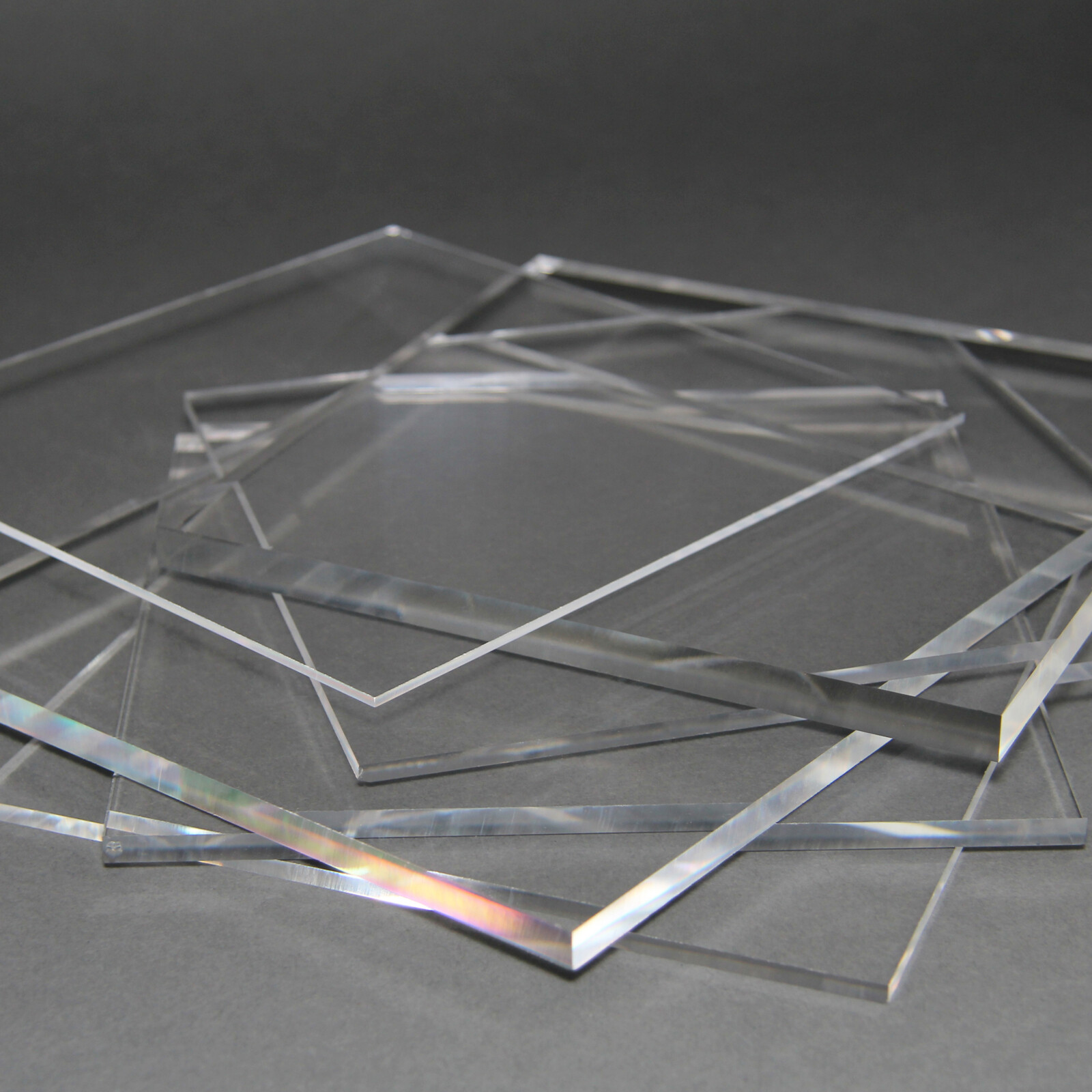 ACRYLGLAS PLEXIGLAS SCHEIBE ** KANTEN POLIERT ** 2 - 8 mm Dicke ZUSCHNITT PLATTE