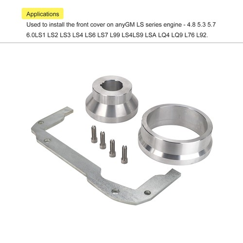 Front and Rear Oil Pan Alignment Tool and Suction Line Diverter For LS Engines