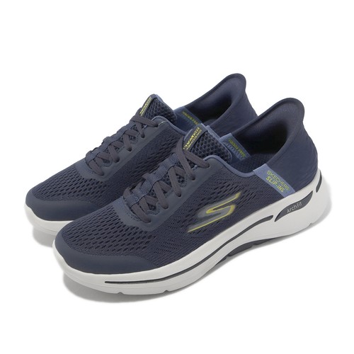 

Skechers Go Walk Arch Fit-Simplicity Slip-Ins Темно-синие мужские повседневные туфли 216258-NVY, Multi-coloured, Go Walk Arch Fit-simplicity Slip-ins