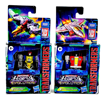 Transformers Legacy Evolution Core Class Dinobots - Starscream & Dinobot Swoop