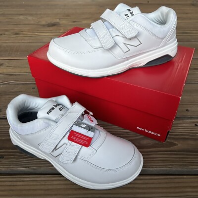 New Balance 813 MW813HWT Double Strap White Walking Shoes US Men's 7 4E EEEE