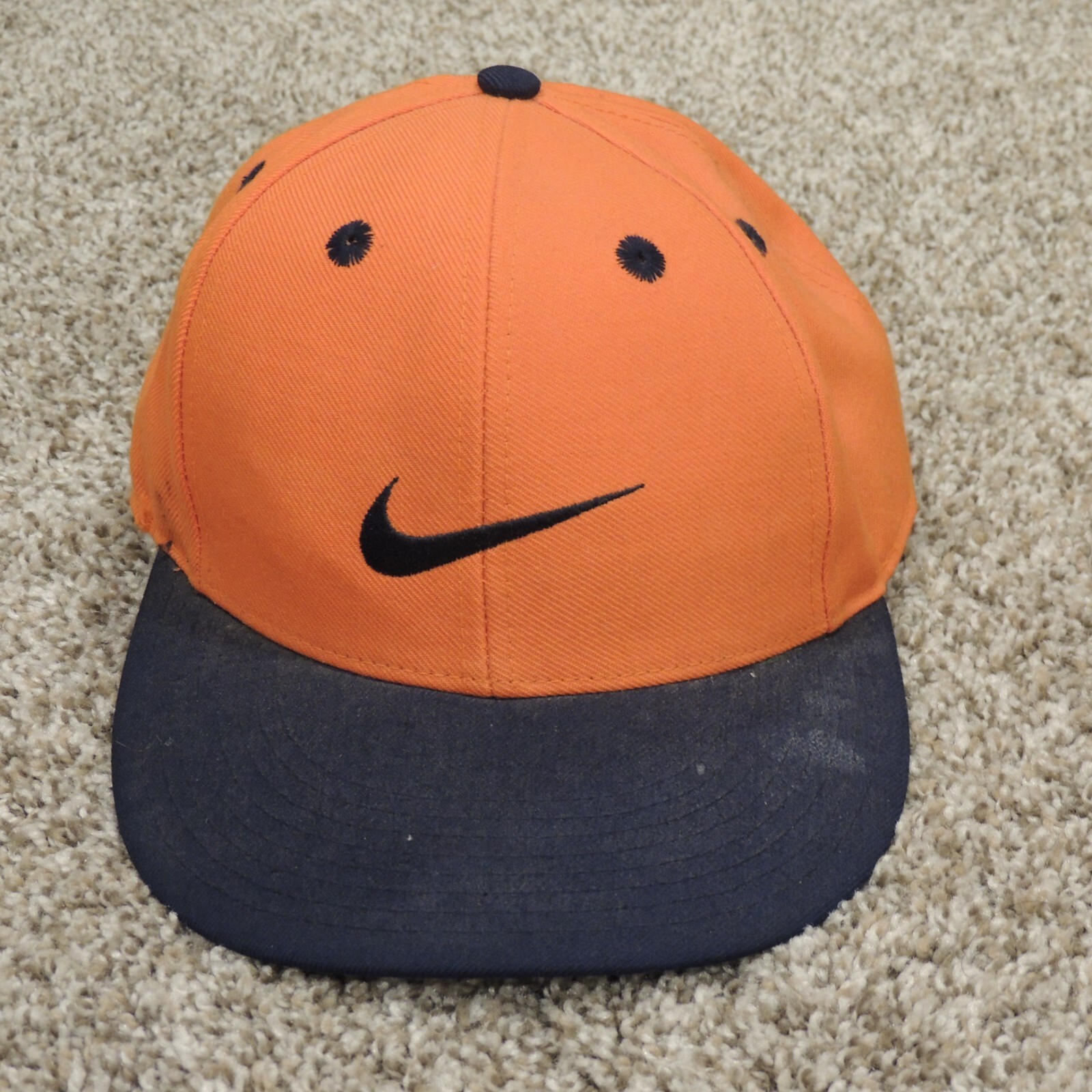 orange and black nike hat