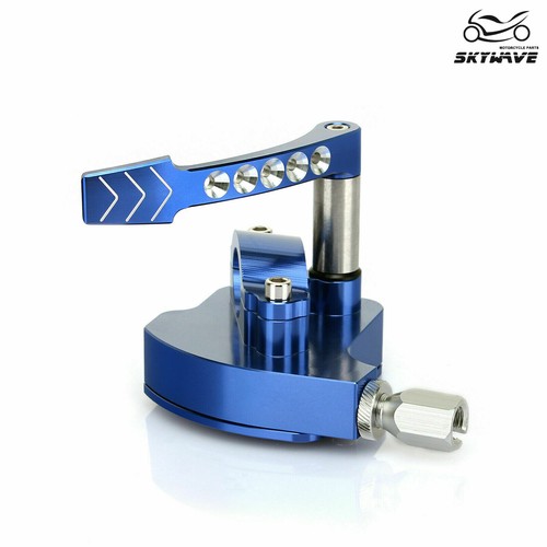Thumb Throttle Lever Assembly Blue for Yamaha YFZ450 Raptor 700 700R Banshee 350