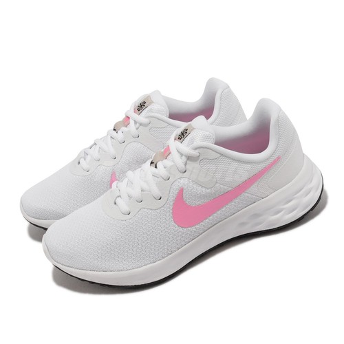 

Женская спортивная обувь для бега Nike Wmns Revolution 6 NN White Pink DC3729-103, Белый, Wmns Revolution 6 Nn