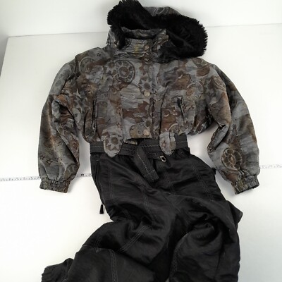 Rodeo Ski Suit 14 Black Vinatge C&A