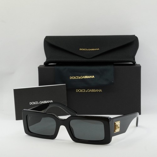 Pre-owned Dolce & Gabbana Dg4416 501/87 Black/dark Gray 53-20-140 Sunglasses