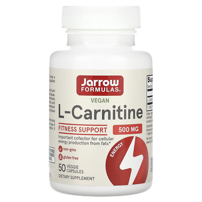 L-Carnitine, 500 mg, 50 Veggie Capsules