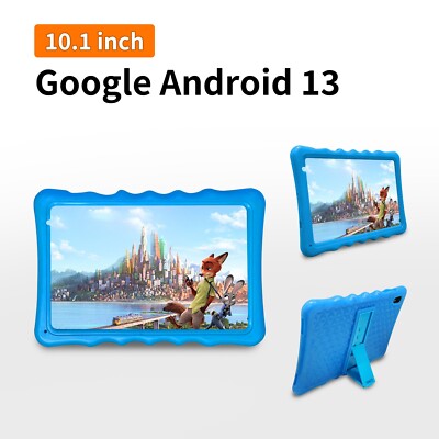 Kids Tablet 10 inch Android 13.0 Tablet for Kids 32GB Bluetooth WiFi Dual Camera