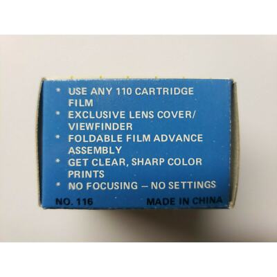 Vintage Micro 110 Film Camera In Original Box Collectable NIB on Keychain SKU75