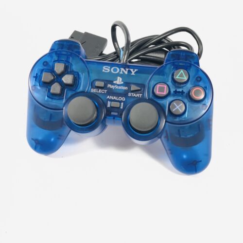 【新発売】今週の市販 Playstation2 Official Controller Dual Shock2 Ocean Blue 家庭用ゲーム機本体