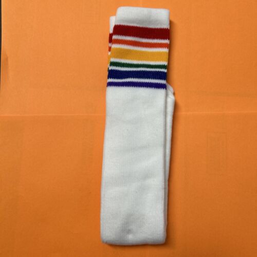 Vintage LGBTQ Rainbow Tube Socks