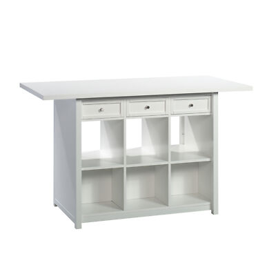 Sauder 421420 Craft Pro Series Work Table, White Finish