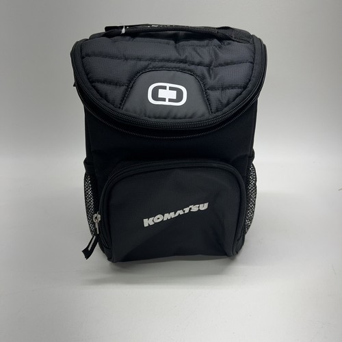 NWT OGIO Komatsu Golf Chill Cooler Holds 6-12 Cans BLACK Insulated Lunch Bag.