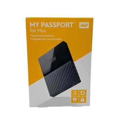 My Passport for Mac 2TB WD - Western Digital External Hard Drive w/ USB 3.0 2016