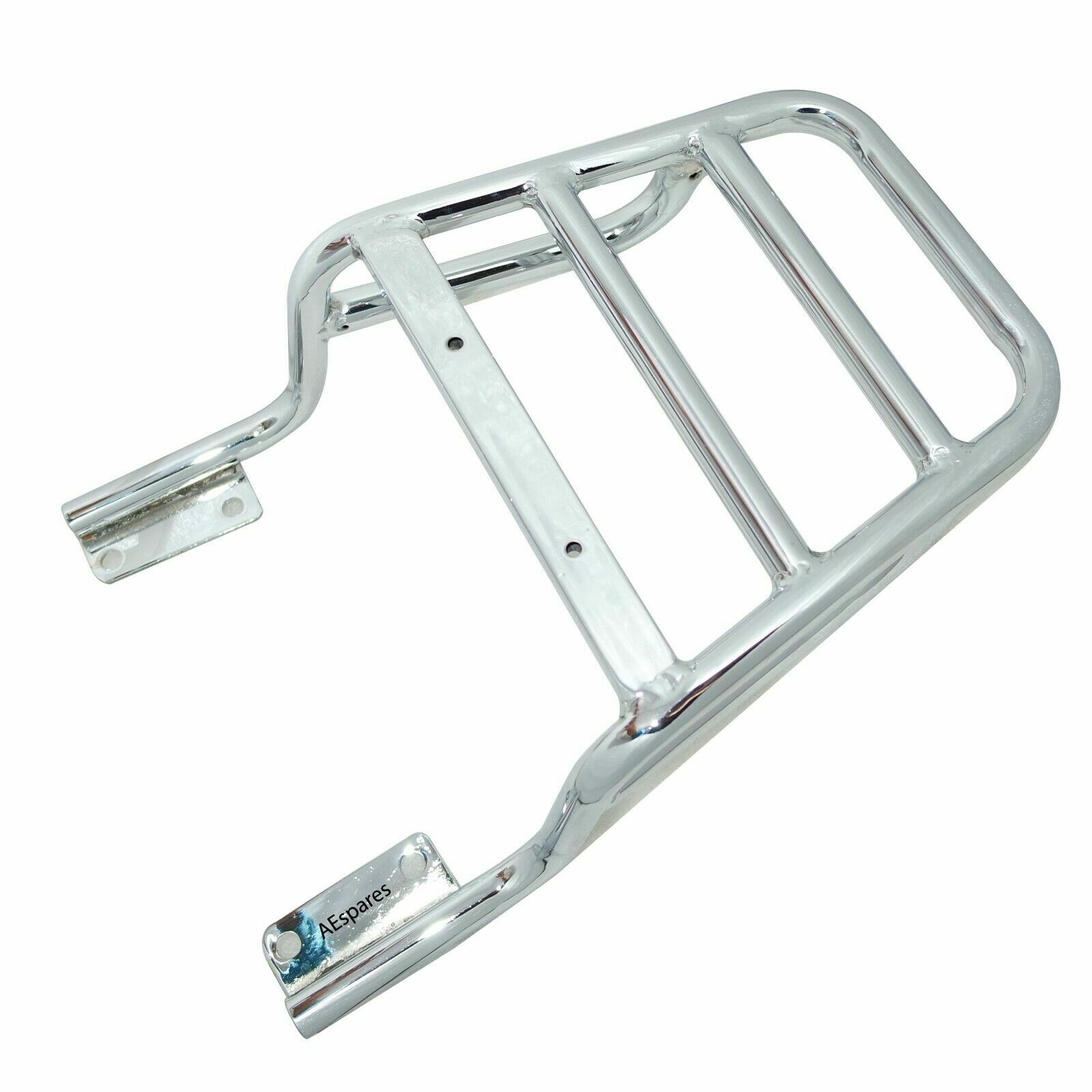 10x Fits Royal Enfield Interceptor 650cc Rear Rack Luggage Carrier Chrome  