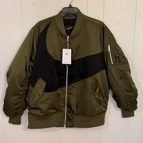 Nike NSW Swoosh Therma-Fit Bomber ネイビー Nike Swoosh Therma-FIT Synthetic-Fill Bomber Black | BSTN Store
